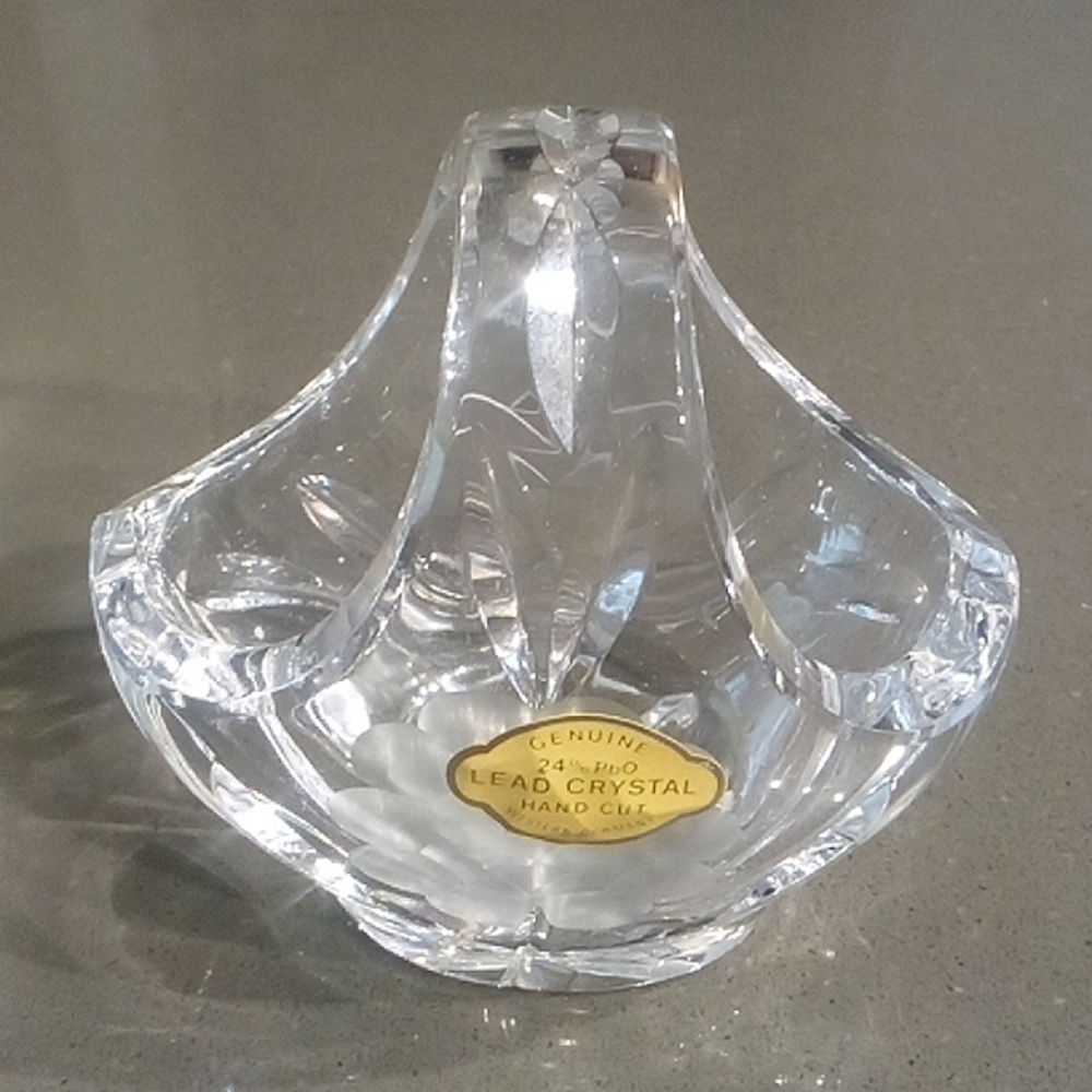 Genuine 24% PBO Lead Crystal hand cut Western Germany